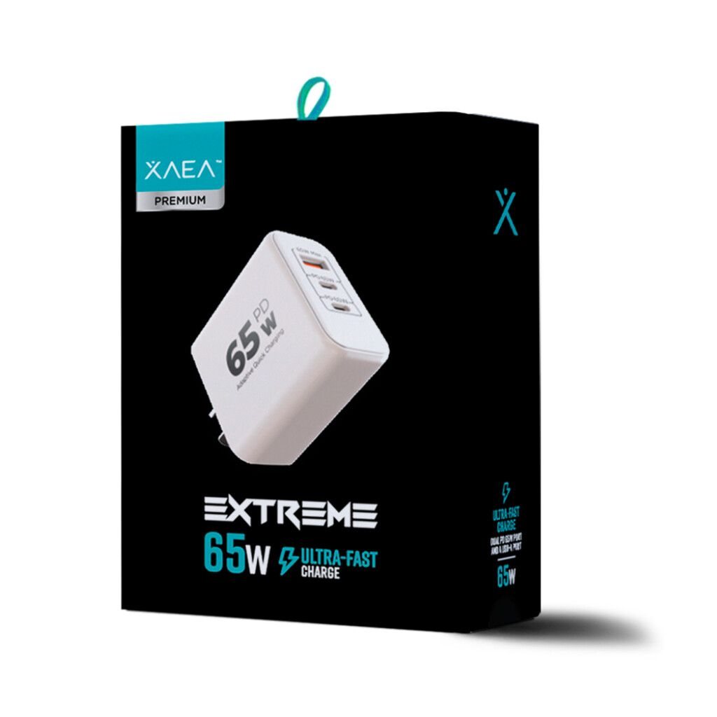 CARGADOR 220V MODX-616 EXTREME - 6,2A - 1USB + 2TC - XAEA - BLANCO