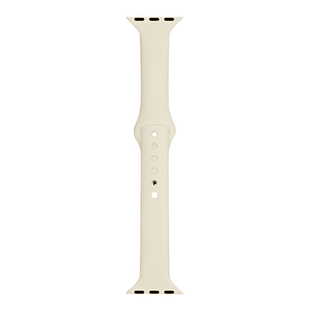 MALLA RELOJ MODS-752 SILICONA LISA 38 - ST - NATURAL