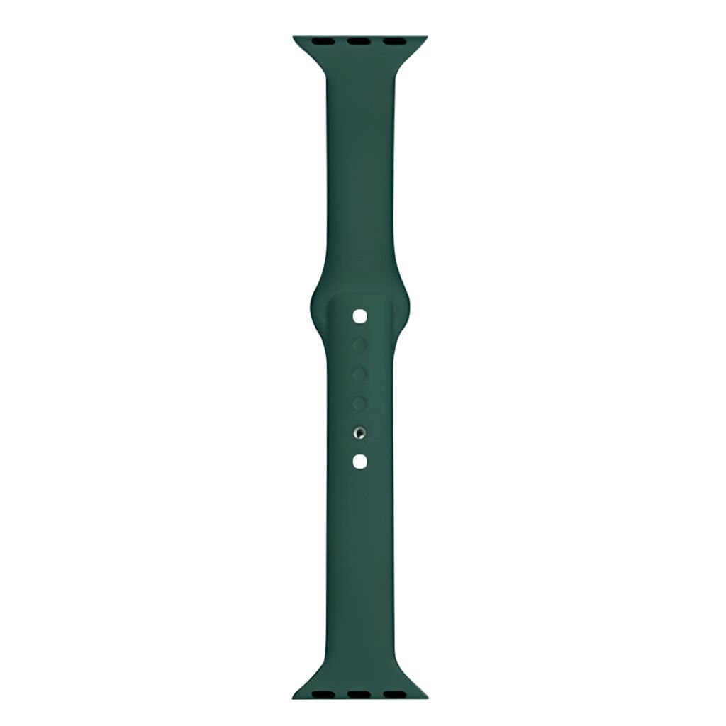 MALLA RELOJ MODS-752 SILICONA LISA 38 - ST - VERDE