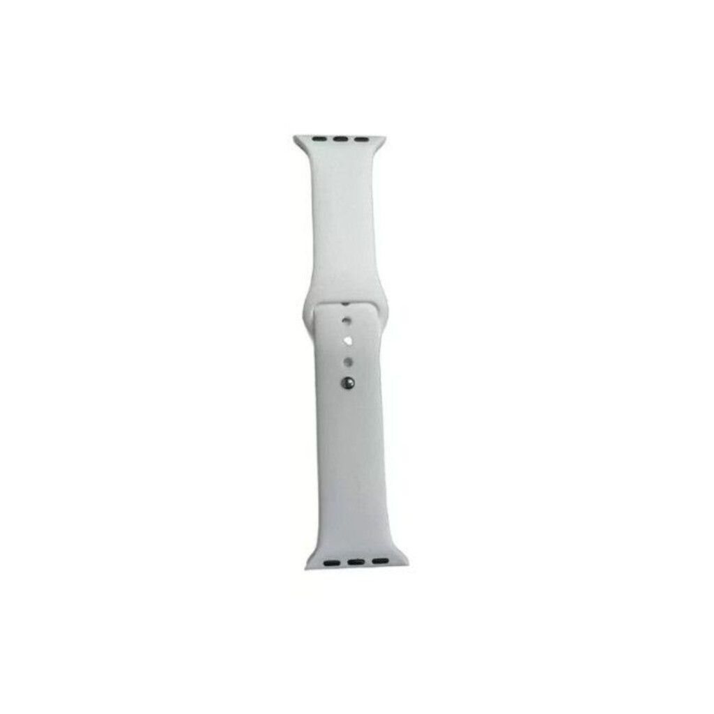 MALLA RELOJ MODS-753 SILICONA LISA 42 - ST - BLANCO