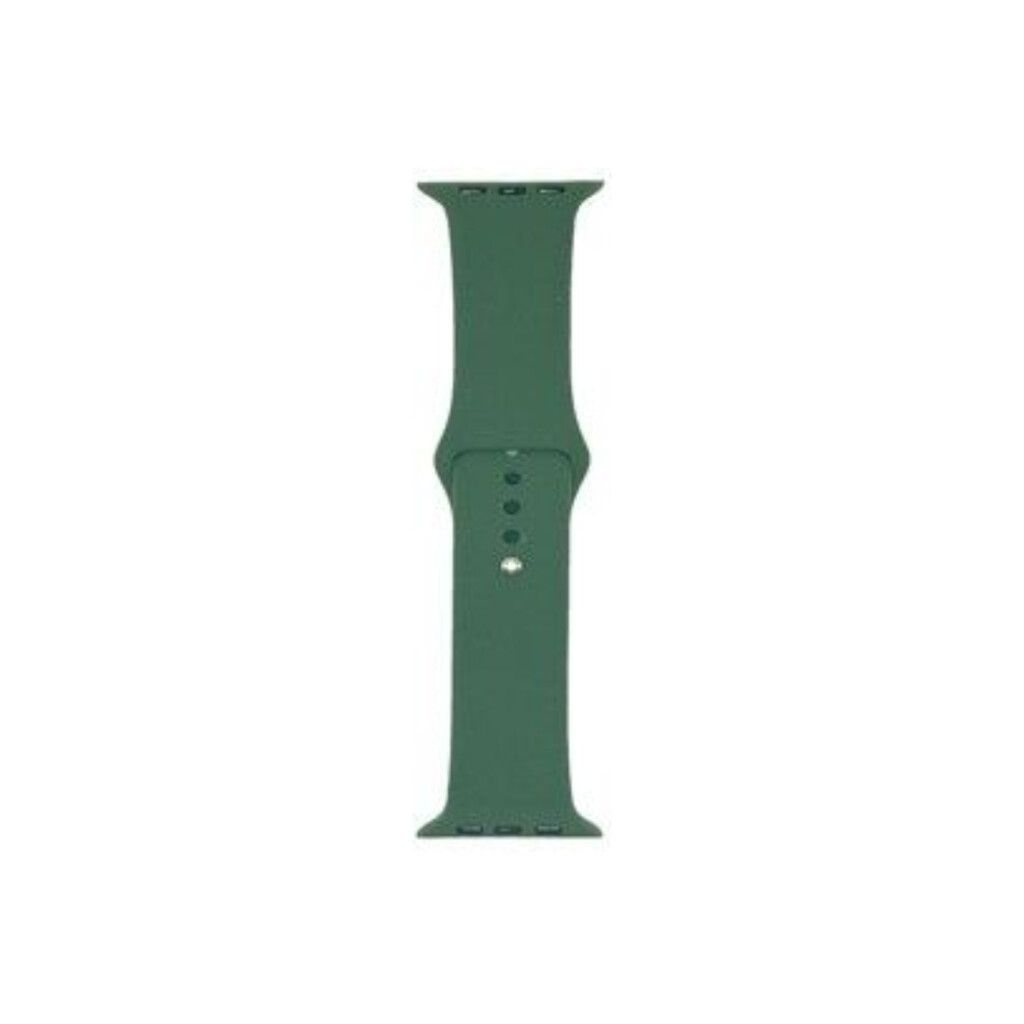 MALLA RELOJ MODS-753 SILICONA LISA 42 - ST - VERDE