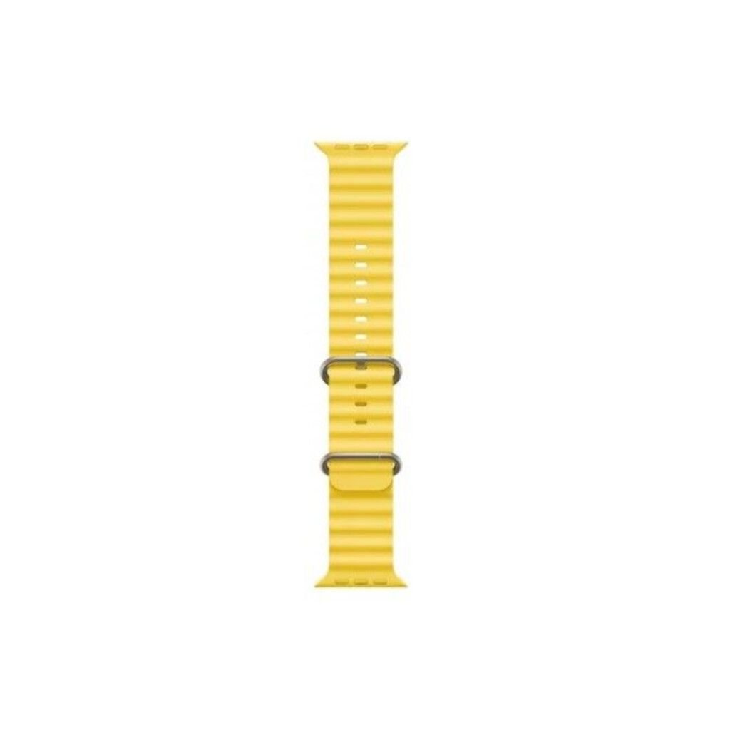 MALLA RELOJ MODS-755 SILICONA CORRUGADA 42 - ST - AMARILLO
