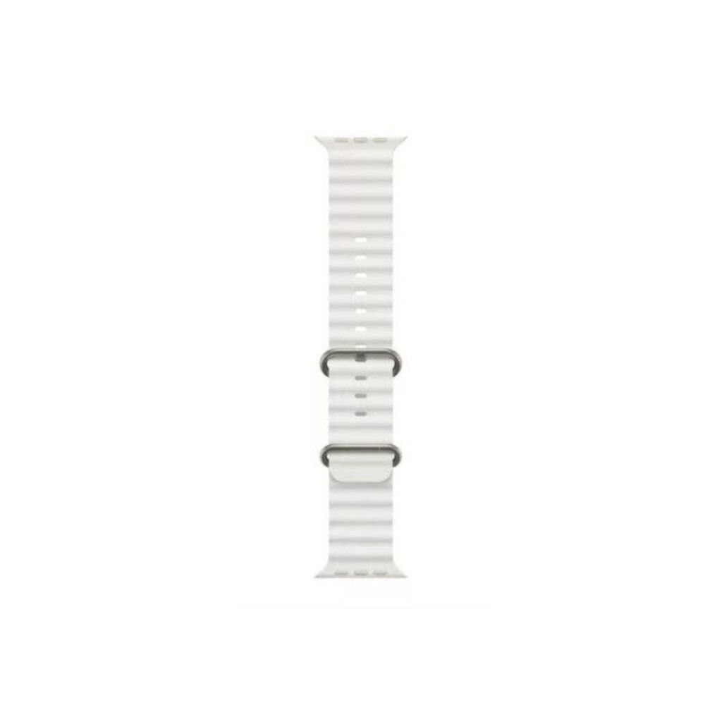 MALLA RELOJ MODS-755 SILICONA CORRUGADA 42 - ST - BLANCO