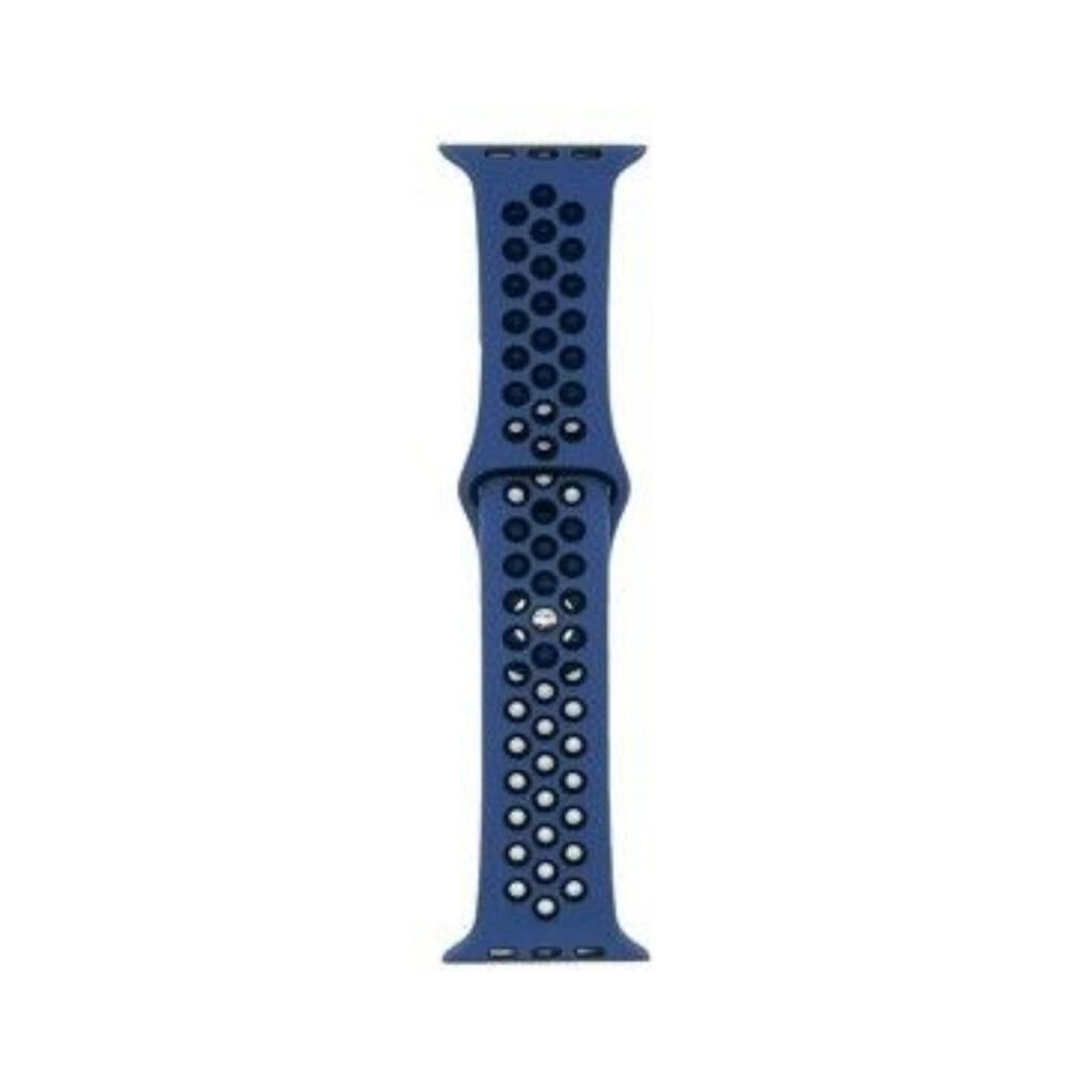 MALLA RELOJ MODS-764 SILICONA BICOLOR 38 - ST - AZUL