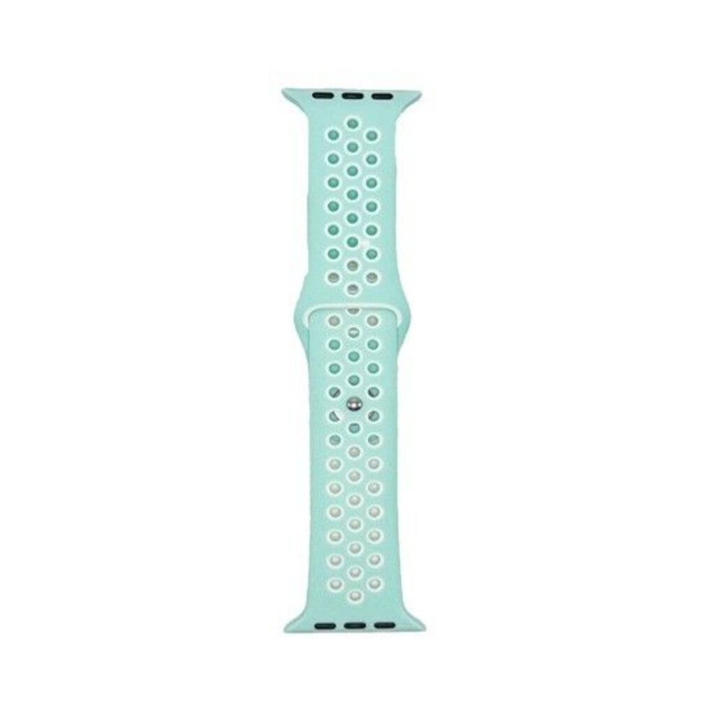 MALLA RELOJ MODS-764 SILICONA BICOLOR 38 - ST - CELESTE
