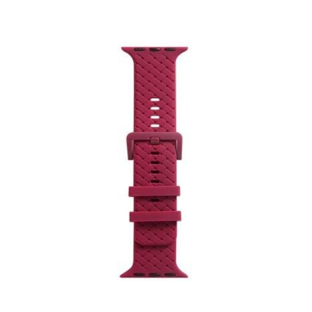 MALLA RELOJ MODS-767 SILICONA TRENZADA 42 - ST - MAGENTA