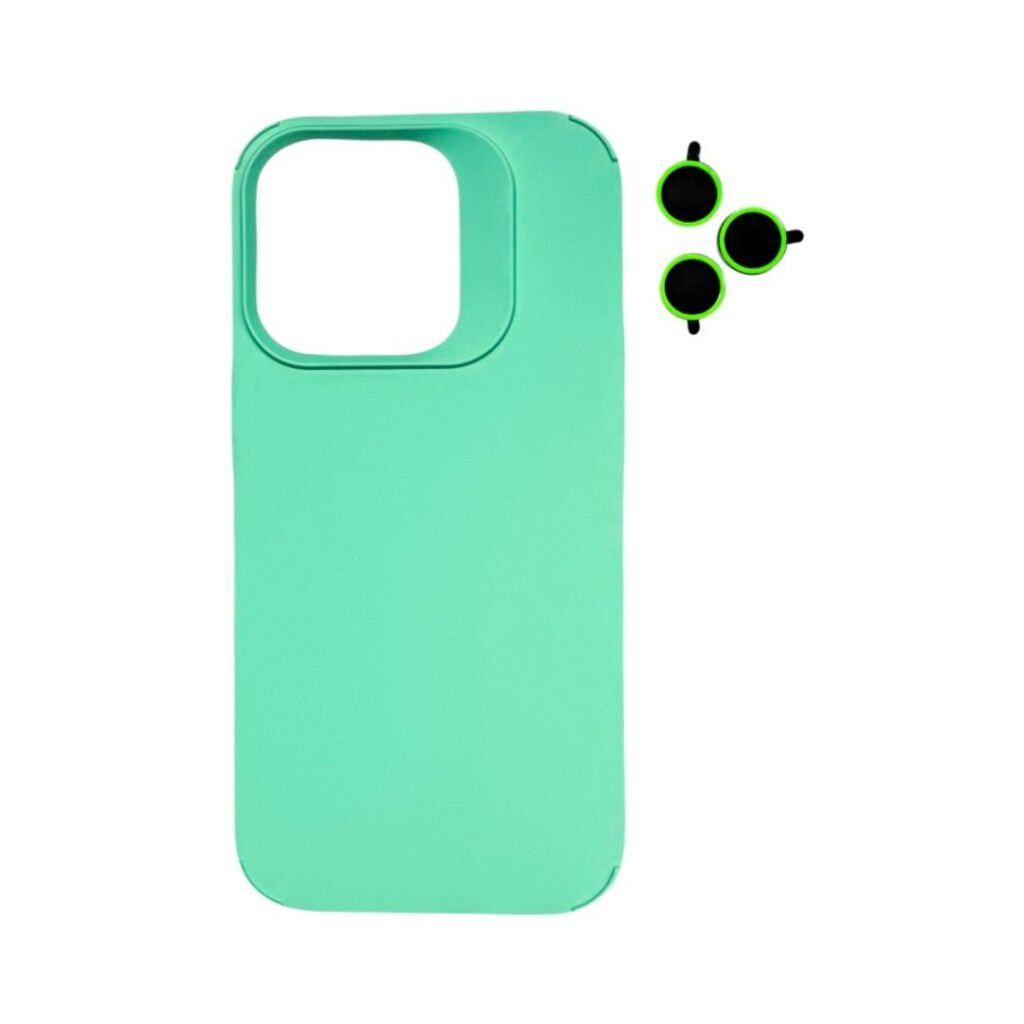 TPU MOD603 SILICONA LENS - IPHONE 15 - XAEA - VERDE
