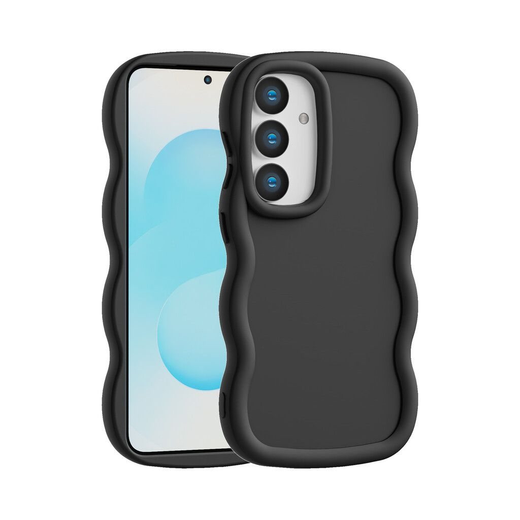 TPU MOD610 SILICONA WAVY - SAM A06 - YEXA - NEGRO