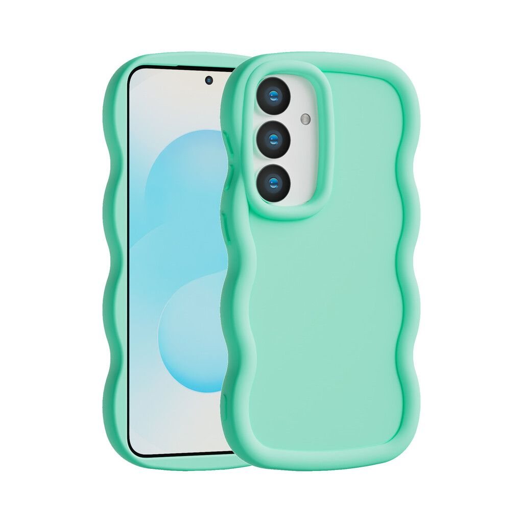 TPU MOD610 SILICONA WAVY - SAM A07 - ONLY - VERDE