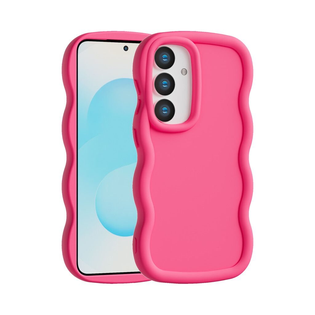 TPU MOD610 SILICONA WAVY - XIA REDMI 15C - YEXA- FUCSIA